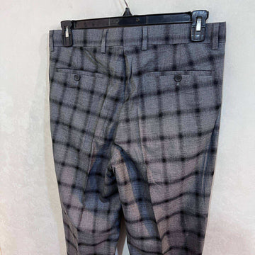 DOMINQUE WILKINS CHECKERED DRESS PANT WITH STRETCH - JS BROTHERS 