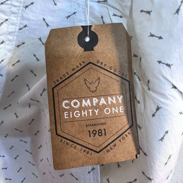 COMPANY EIGHTY ONE PRINTED CASUAL SHIRT BRAND NEW - JS BROTHERS