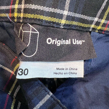 ORIGINAL USE CHECKERED SLIM FIT COTTON PANT - JS BROTHERS