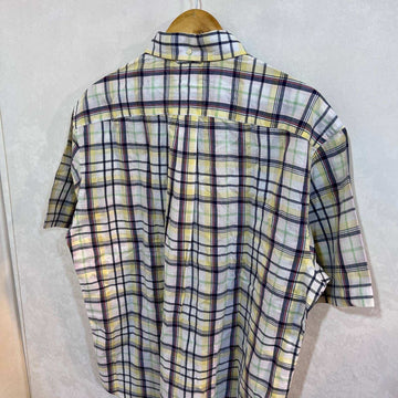 TOMMY HILFIGER BUTTON DOWN HALF SLEEVES CHECKERED CASUAL SHIRT - JS BROTHERS