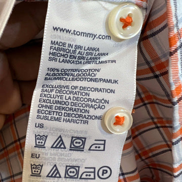 TOMMY HILFIGER CUSTOM FIT BUTTON DOWN CHECKERED SHIRT WITH STRETCH - JS BROTHERS