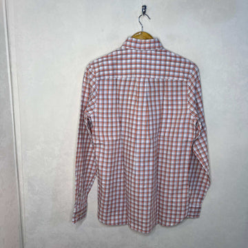 TOMMY HILFIGER CUSTOM FIT BUTTON DOWN CHECKERED SHIRT WITH STRETCH - JS BROTHERS